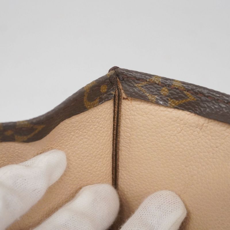 Louis Vuitton Tote Bag Monogram Sac Plastic M51140 Brown Ladies