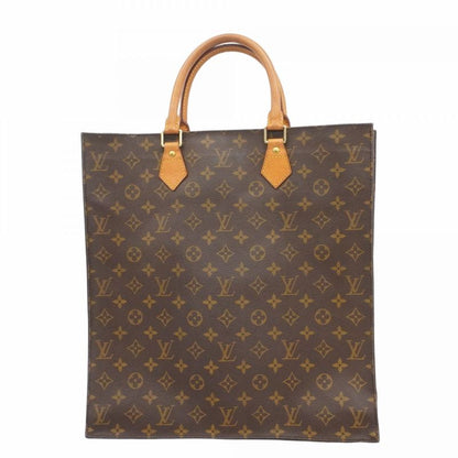 Louis Vuitton Tote Bag Monogram Sac Plastic M51140 Brown Ladies