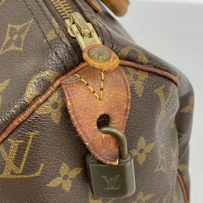 Louis Vuitton Handbag Monogram Speedy 30 M41108 Brown Ladies