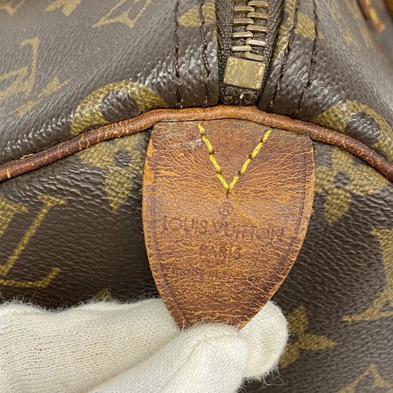 Louis Vuitton Handbag Monogram Speedy 30 M41108 Brown Ladies