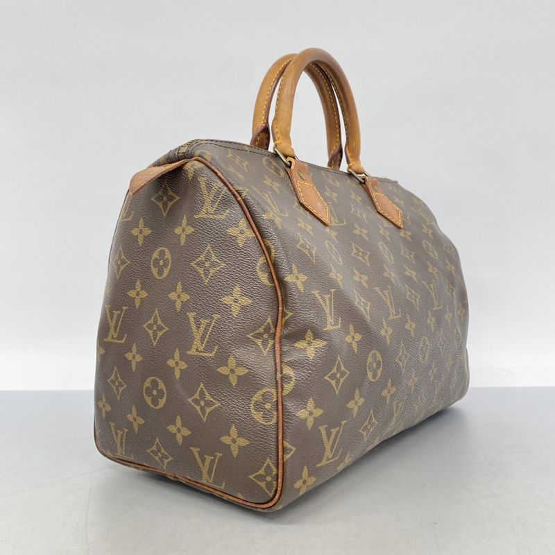 Louis Vuitton Handbag Monogram Speedy 30 M41108 Brown Ladies