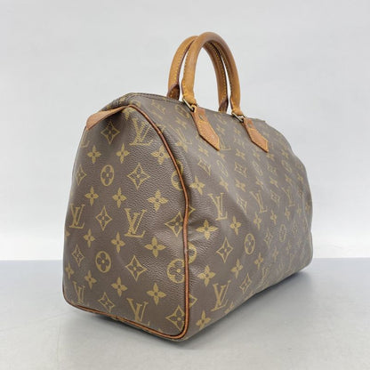 Louis Vuitton Handbag Monogram Speedy 30 M41108 Brown Ladies