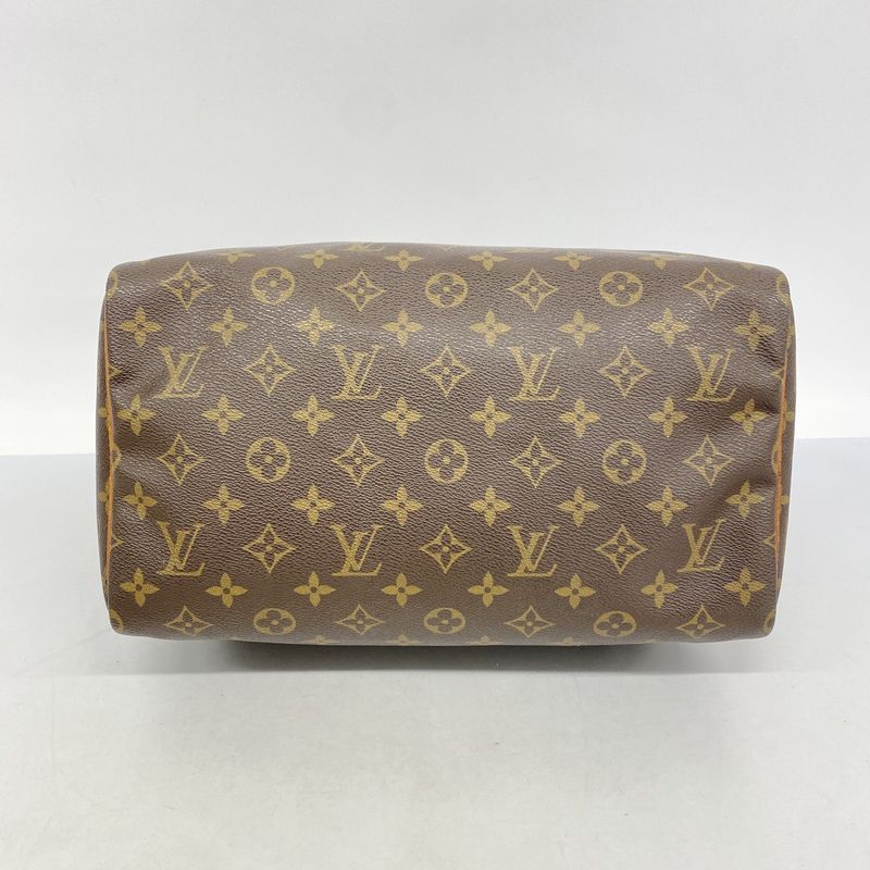 Louis Vuitton Handbag Monogram Speedy 30 M41108 Brown Ladies