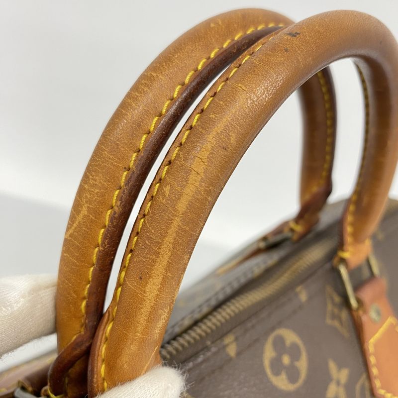 Louis Vuitton Handbag Monogram Speedy 30 M41108 Brown Ladies