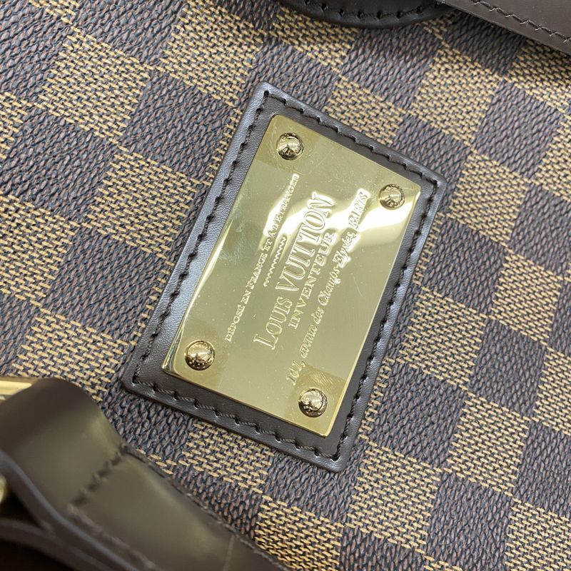 Louis Vuitton Tote Bag Damier Hampstead PM N51205 Ebene Ladies