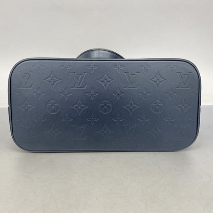 Louis Vuitton Tote Bag Monogram Matte Stockton M55115 Blue Ladies
