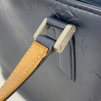 Louis Vuitton Tote Bag Monogram Matte Stockton M55115 Blue Ladies