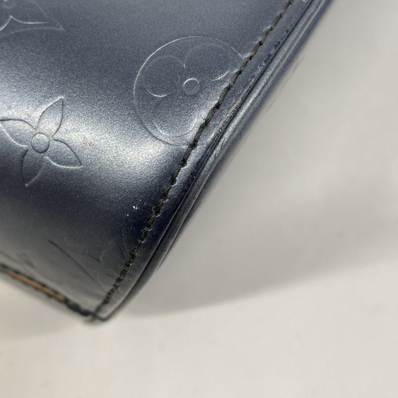 Louis Vuitton Tote Bag Monogram Matte Stockton M55115 Blue Ladies