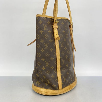 Louis Vuitton Tote Bag Monogram Bucket GM M42236 Brown Ladies