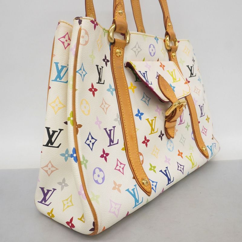 Louis Vuitton Tote Bag Monogram Multicolor Aurelia MM M40094 Bronze Ladies
