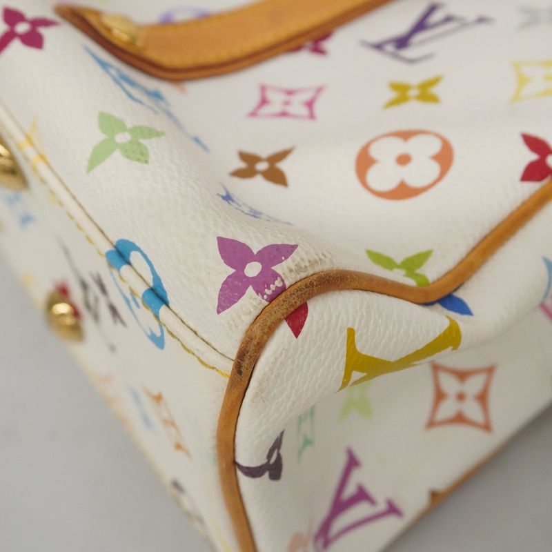 Louis Vuitton Tote Bag Monogram Multicolor Aurelia MM M40094 Bronze Ladies