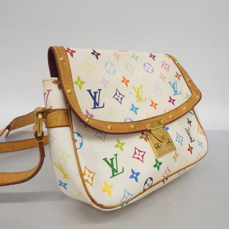 Louis Vuitton Shoulder Bag Monogram Multicolor Sologne M92661 Bronze Ladies