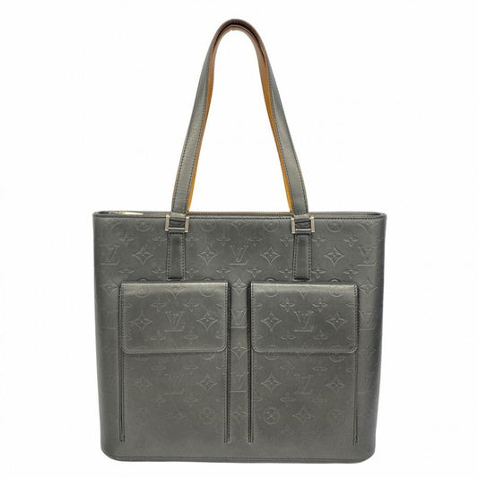 Louis Vuitton Tote Bag Monogram Matt Wilwood M55102 Noir Black Women's