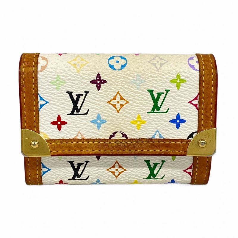 Louis Vuitton Coin Case Monogram ・multicolor Portomonepla M92657 Bronze Ladies