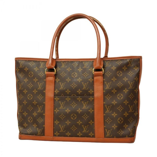 Louis Vuitton Tote Bag Monogram Sac Weekend PM M42425 Brown Ladies