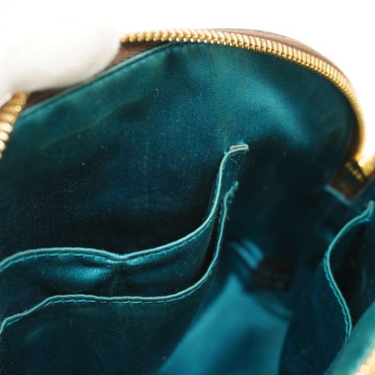 Gucci Shoulder Bag GG Supreme Sherry Line 499621 PVC Brown Gold Hardware Women's