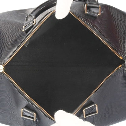 Louis Vuitton Speedy 30 Epi Handbag Epi Leather M59022 Black Women's Louis