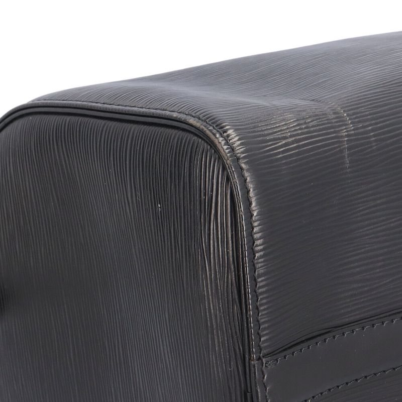 Louis Vuitton Speedy 30 Epi Handbag Epi Leather M59022 Black Women's Louis