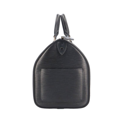 Louis Vuitton Speedy 30 Epi Handbag Epi Leather M59022 Black Women's Louis