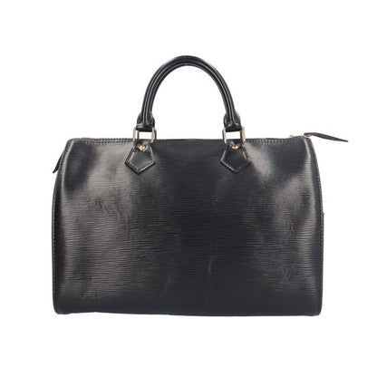 Louis Vuitton Speedy 30 Epi Handbag Epi Leather M59022 Black Women's Louis