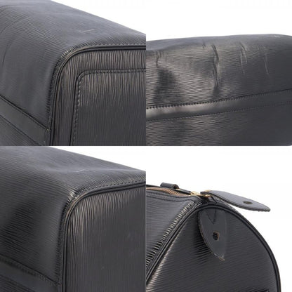 Louis Vuitton Speedy 30 Epi Handbag Epi Leather M59022 Black Women's Louis