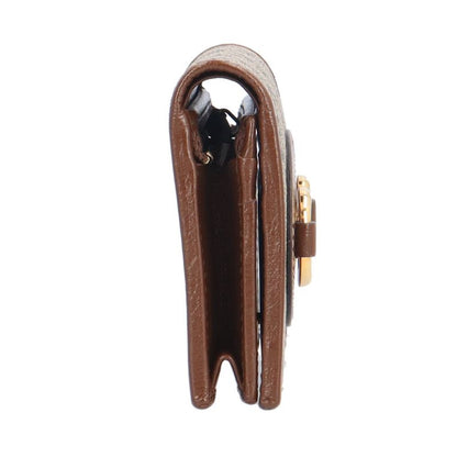 Gucci Card Case Wallet Horsebit 1955 Bifold Wallet GG Supreme Canvas 621887