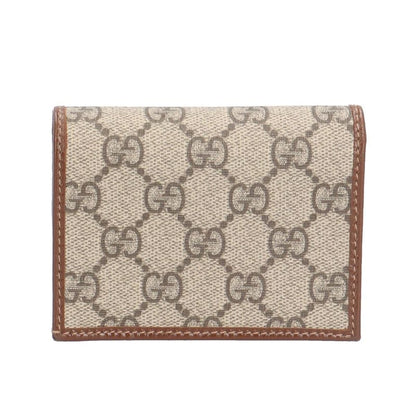 Gucci Card Case Wallet Horsebit 1955 Bifold Wallet GG Supreme Canvas 621887