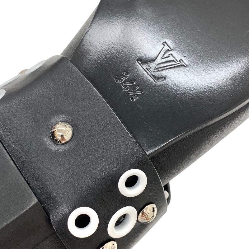 Louis Vuitton Rhapsody Line Boots Short Boots Ankle Boots Leather Black Unused