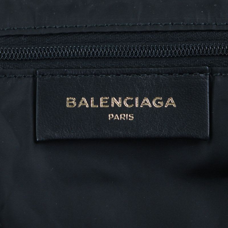 Balenciaga Wheel Nylon Logo Embroidery Drawstring Shape Large