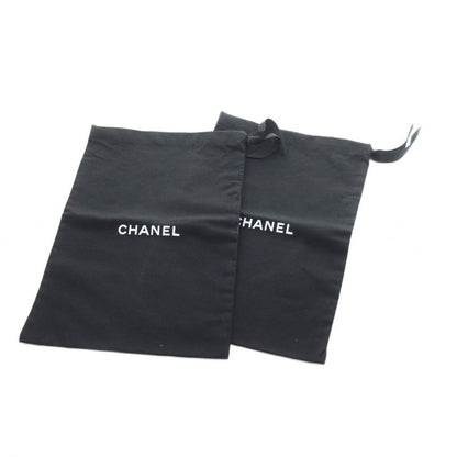 Chanel G31319 Ring Back Shoes Mule Goatskin Coco Mark Shoes Logo Leather Strap