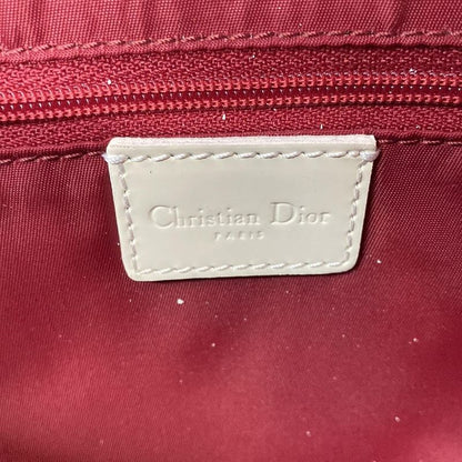 Dior Christian Dior Tote Bag Trotter Red X White Leather