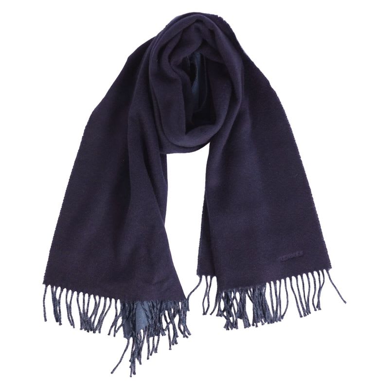 Hermes Scarf Shawl Fringe Cashmere