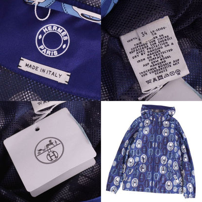 Hermes Jacket Hoodie Hooded Pattern Print