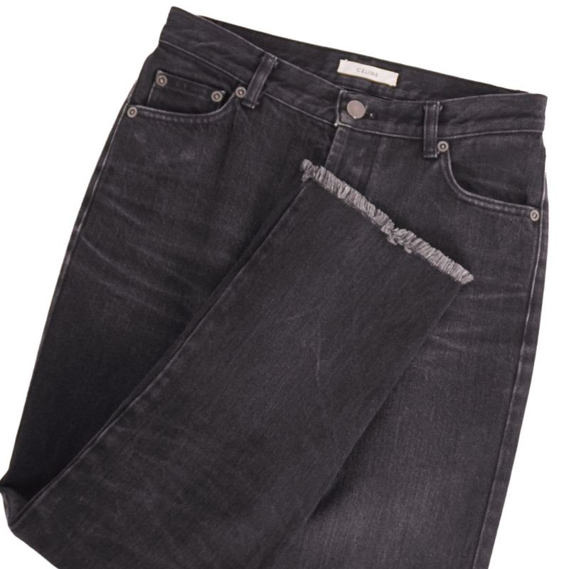 Celine Pants Phoebe Period Denim Black