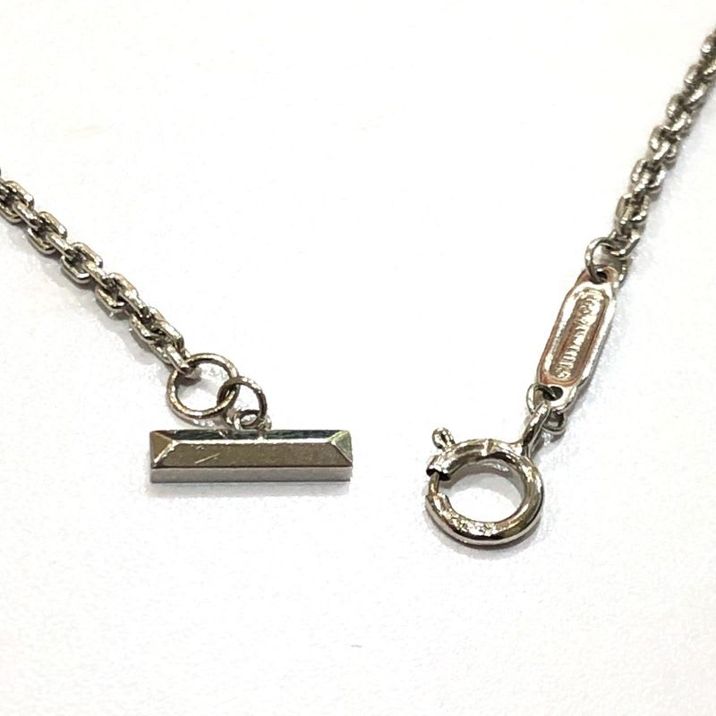 Tiffany & Co Necklace T One Circle Pendant AU 750 Silver
