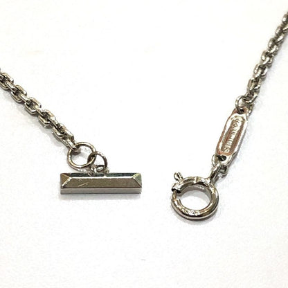 Tiffany & Co Necklace T One Circle Pendant AU 750 Silver