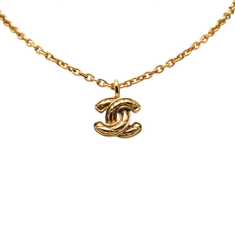 Chanel Cocomark Matelasse - Gold Plated Ladies Chanel