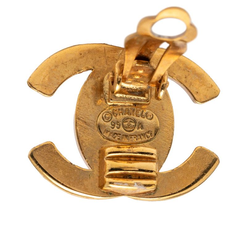 Chanel Vintage Turnlock Coco Mark - Gold Plated Ladies Chanel