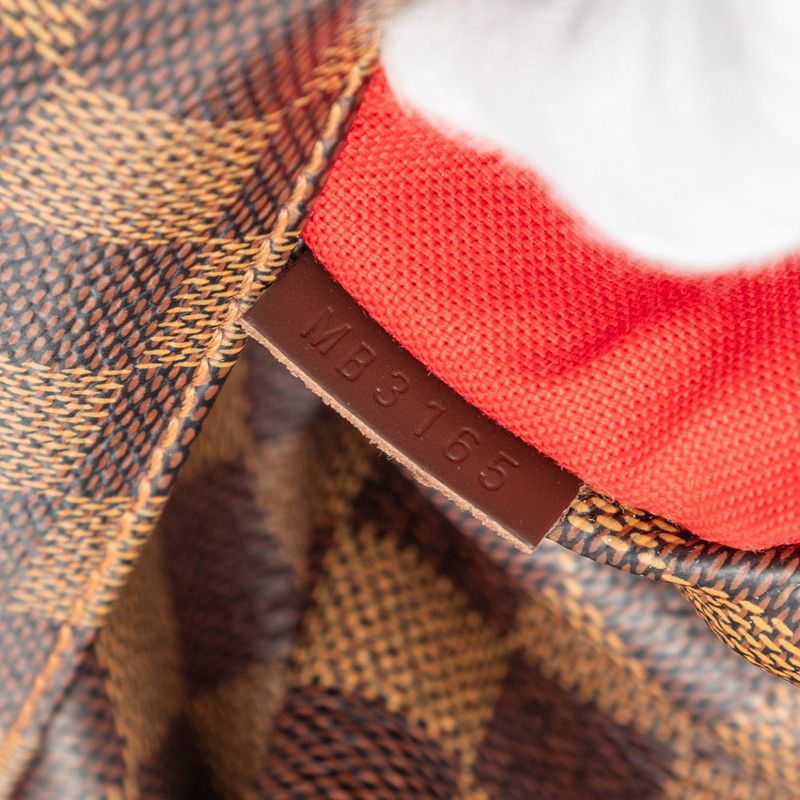 Louis Vuitton Damier Totally MM Shoulder Bag Tote Bag N41281 Brown PVC Leather