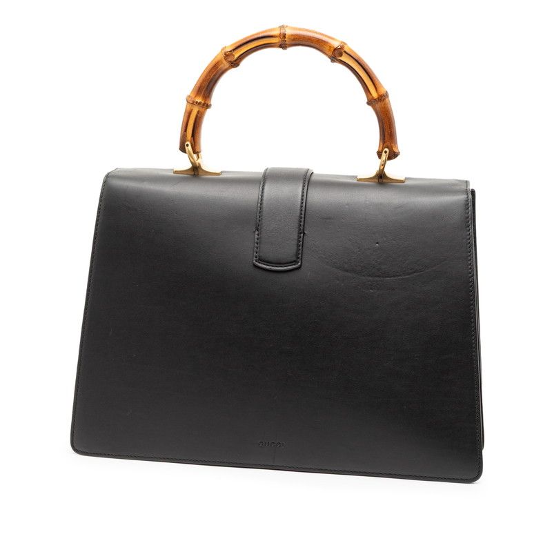 Gucci Bamboo Dionysus Handbag Shoulder Bag 2way 421999 Black Multicolor Leather