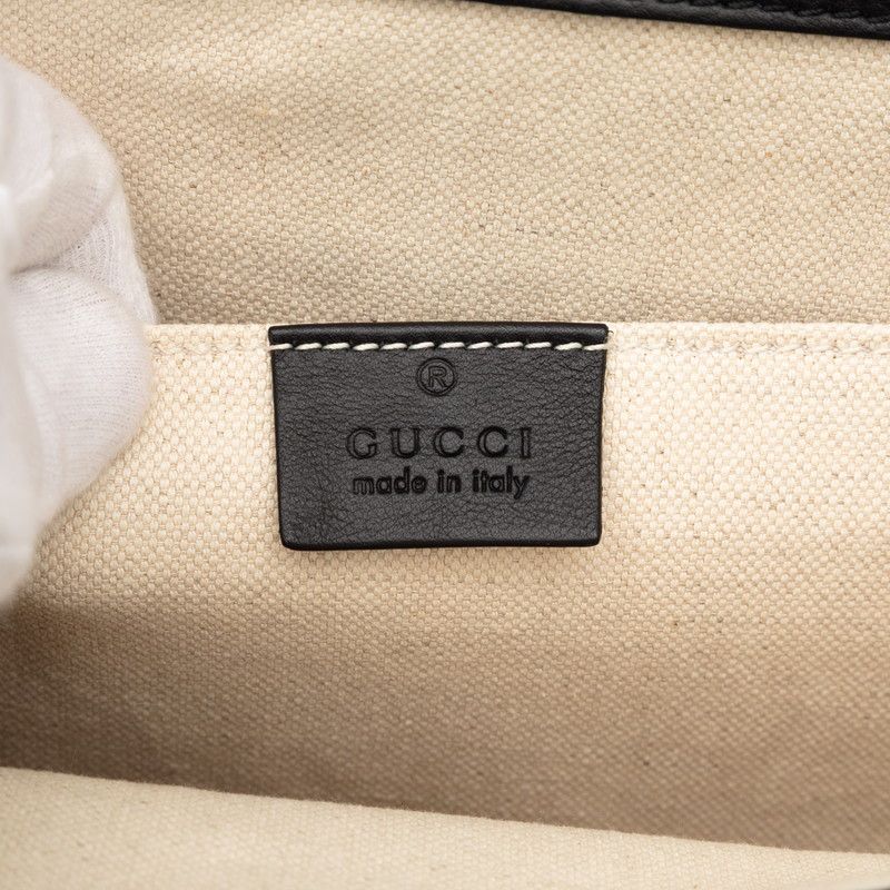 Gucci Bamboo Dionysus Handbag Shoulder Bag 2way 421999 Black Multicolor Leather