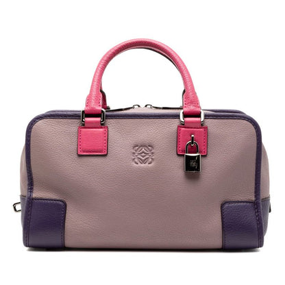 Loewe Anagram Amazona 28 Purple Pink Leather Women's Loewe