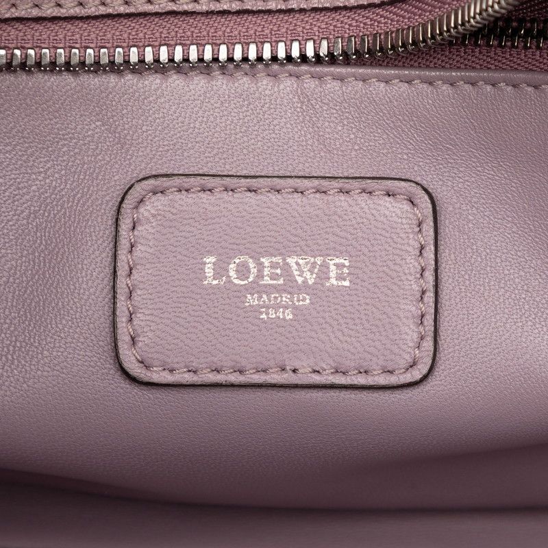 Loewe Anagram Amazona 28 Purple Pink Leather Women's Loewe
