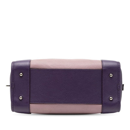 Loewe Anagram Amazona 28 Purple Pink Leather Women's Loewe