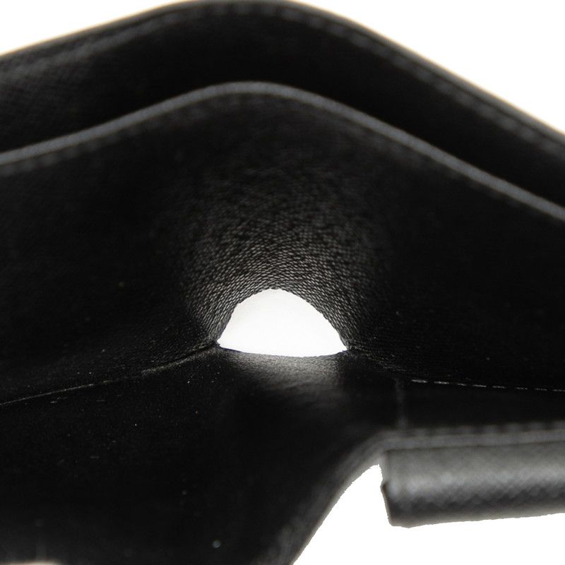 Louis Vuitton Damier Graphite Portefeuille Marco N62664 Black PVC Leather Men's