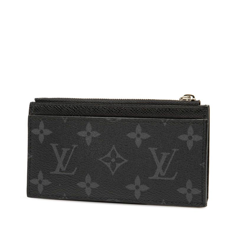 Louis Vuitton Monogram Eclipse Coin Card Holder Card Case Coin Purse M30271