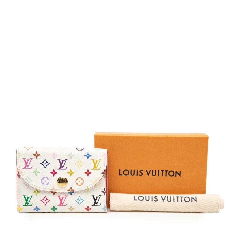 Louis Vuitton Monogram Multicolor Anvelope Carte de Visit Card Case Business