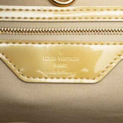 Louis Vuitton Monogram Vernis Wilshire MM Tote Bag Handbag M91441 Ivory Patent