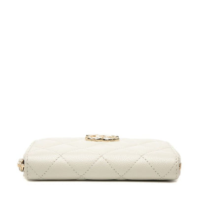 Chanel Matelasse Cocomark Beige Gray Caviar Skin Ladies Chanel