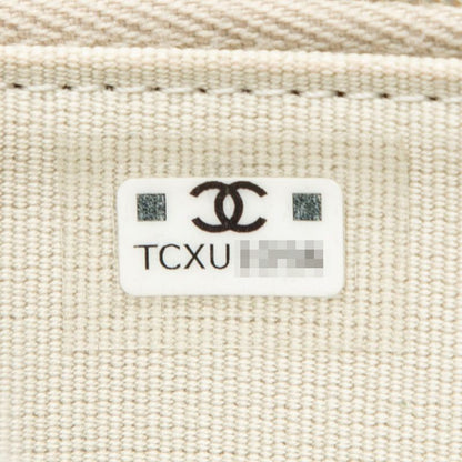 Chanel Matelasse Cocomark Beige Gray Caviar Skin Ladies Chanel